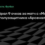 Райс набрал 9 очков за матч с «Ман Сити». У полузащитника «Арсенала» 2 ассиста